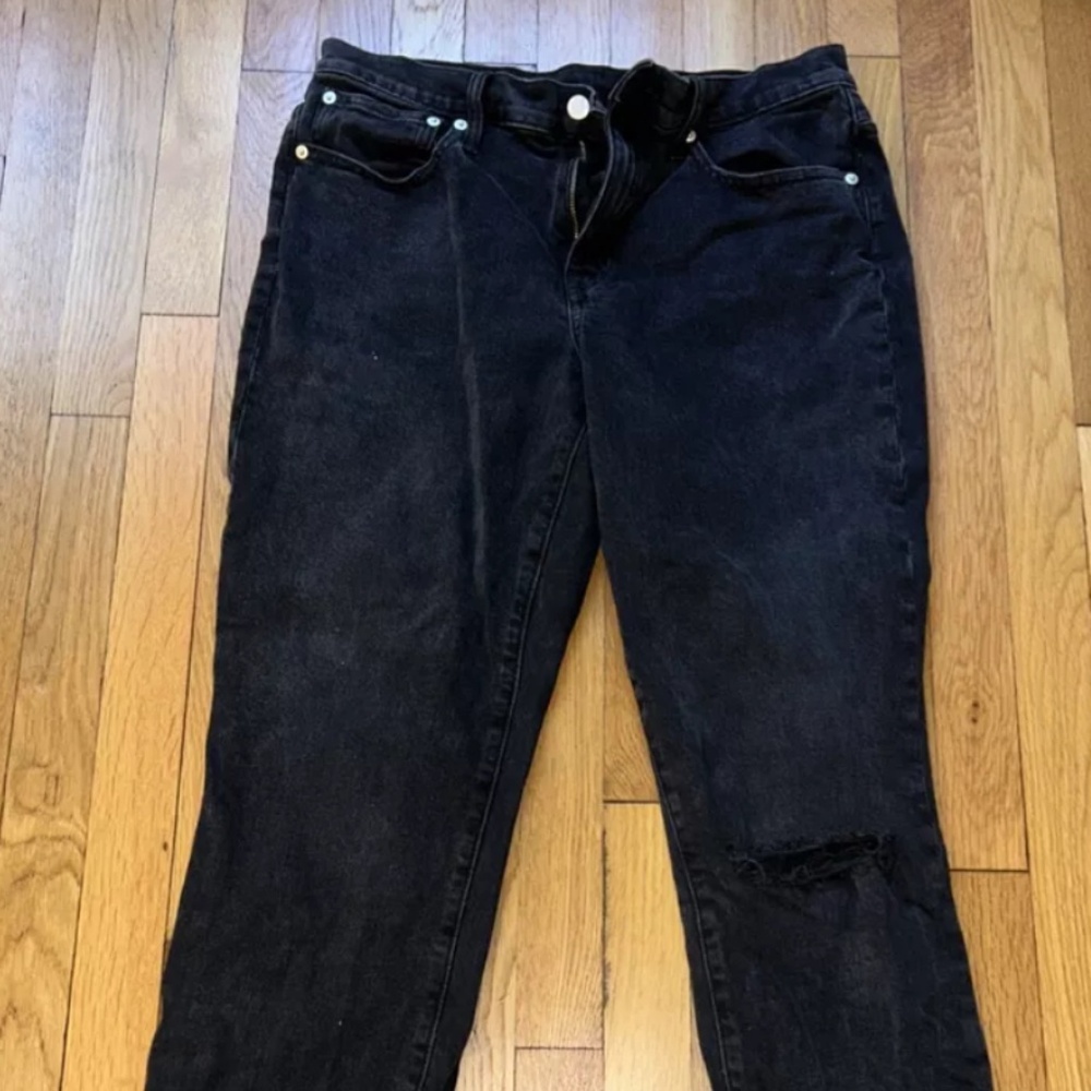J. Crew NW Tall Slim Boyfriend Jean in Washed Black - Size 30 Tall